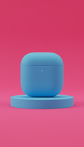 Pop Blue Wireless Earbuds Case